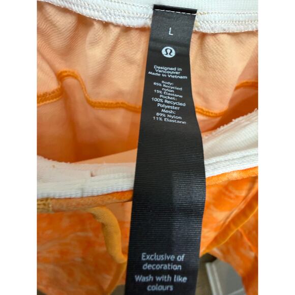 Lululemon License to Train Linerless Short 7" Ember Radiate Mango Men's L - Picture 11 of 12